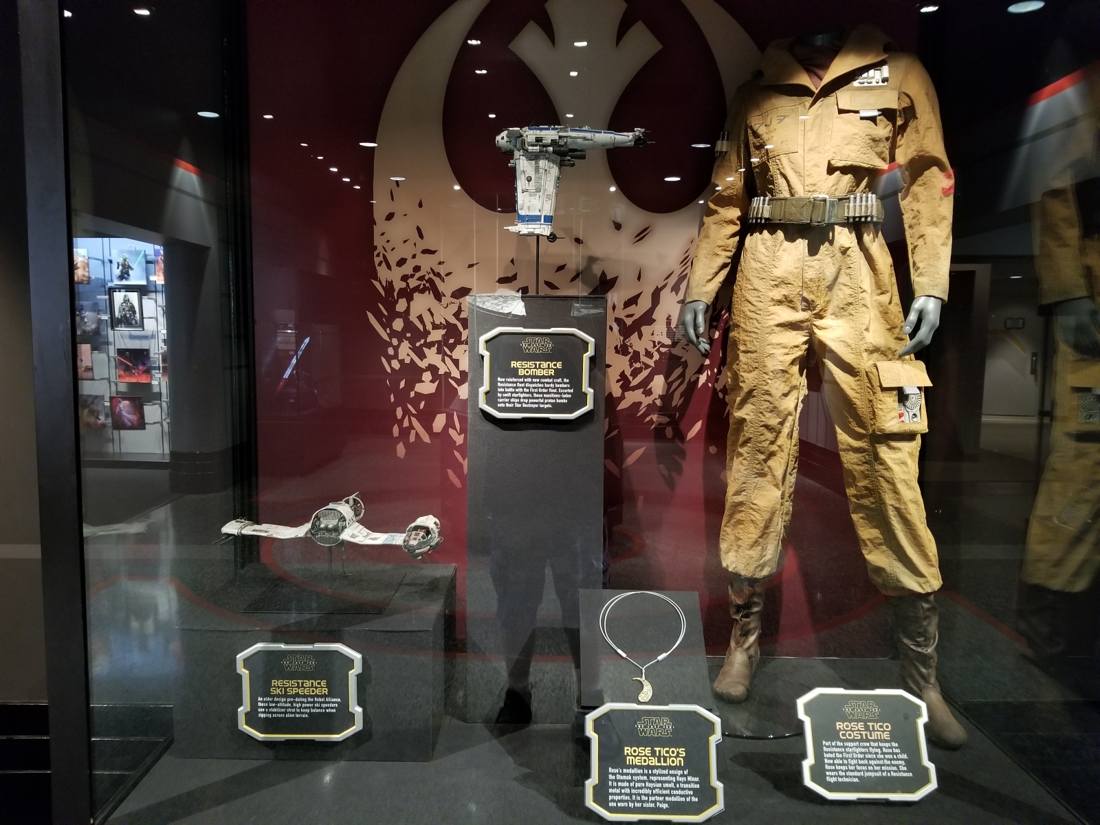 The Last Jedi Resistance exhibit