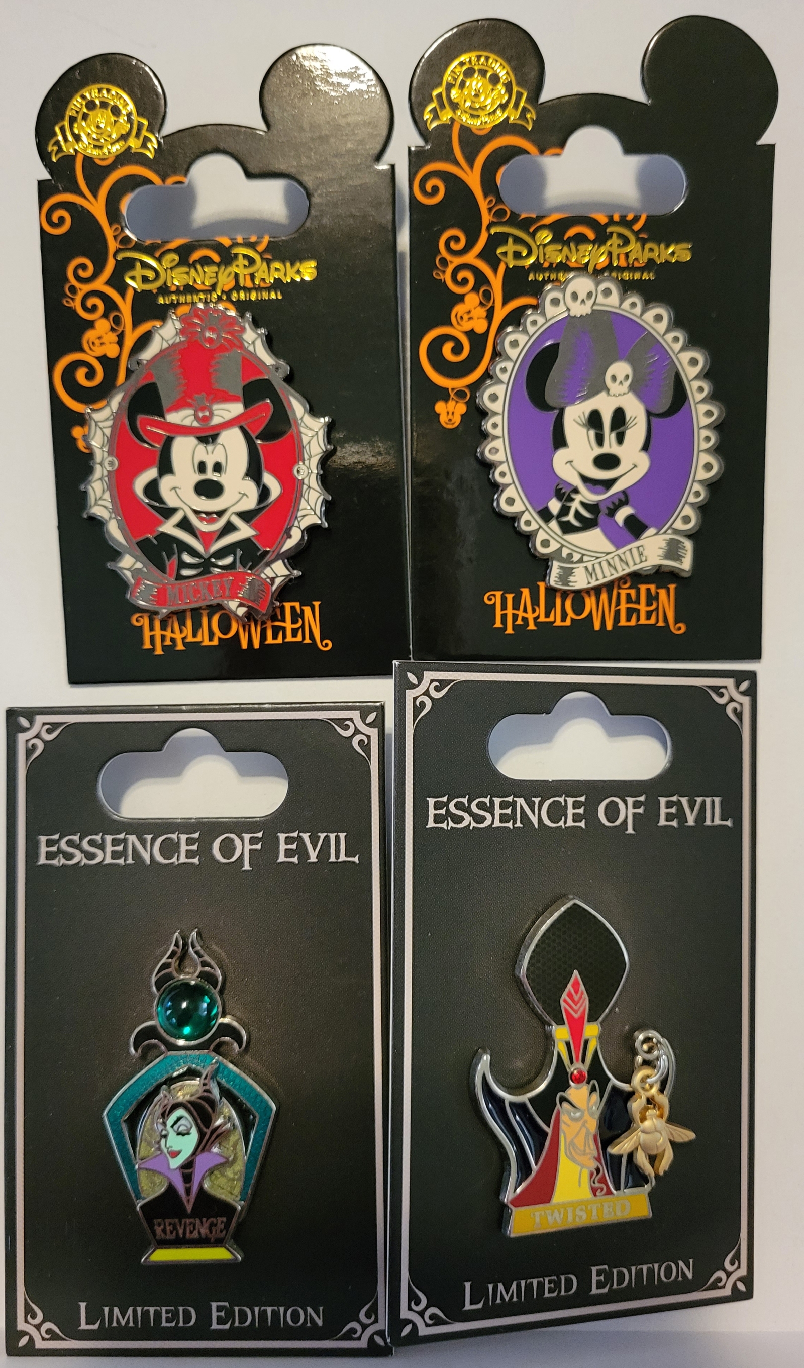 Stephanie Buscema Halloween and Essence of Evil Disney Pins