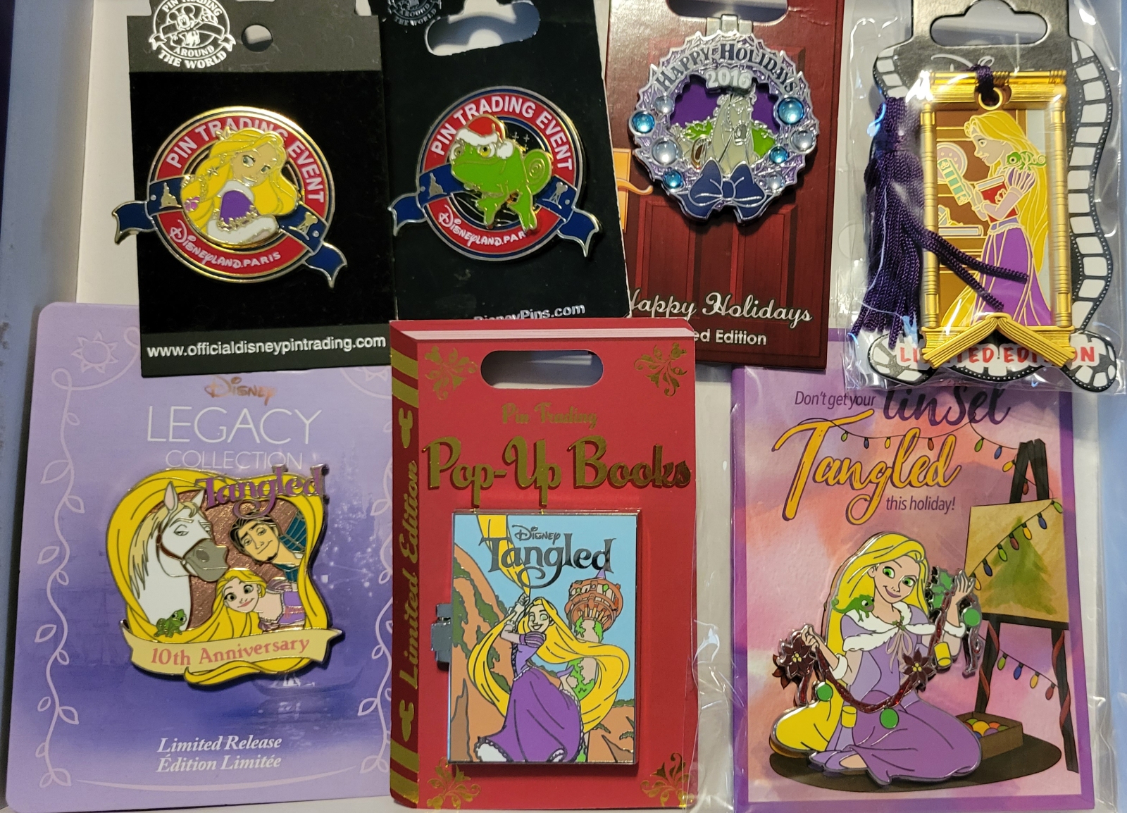 Limited Edition Tangled Disney Pins