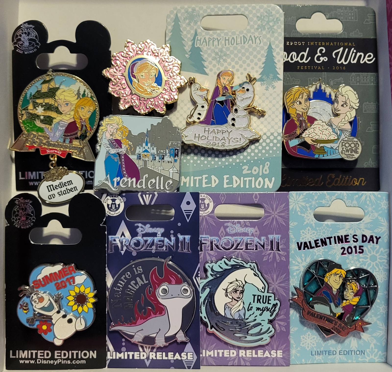 Limited Edition Frozen Disney Pins