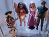Disney Store Rapunzel, Flynn Rider, Moana, and Héctor