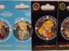 Tokyo Disney Stained Glass Circle Pins
