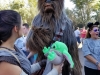 Rey and Chewbacca at Galaxy's Edge Hollywood Studios