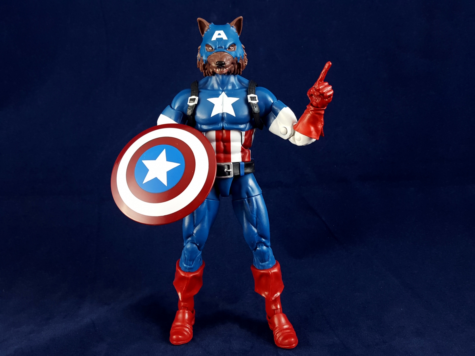 cap wolf action figure